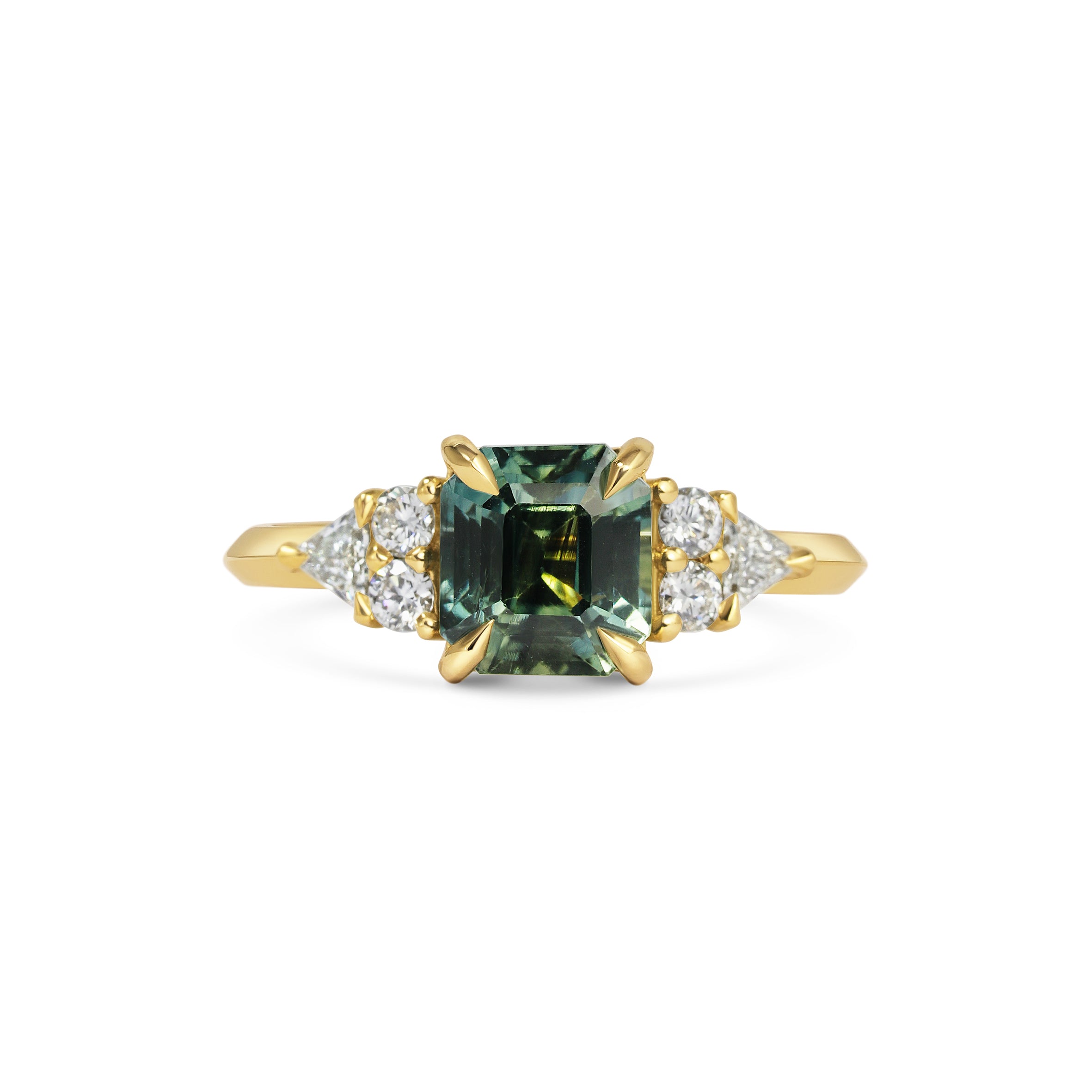The X - Leopoldo Ring by East London jeweller Rachel Boston | Discover our collections of unique and timeless engagement rings, wedding rings, and modern fine jewellery.