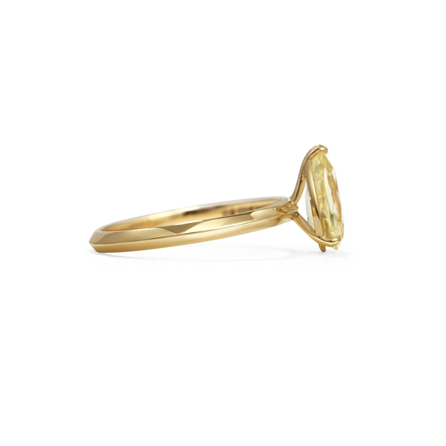 The X - Limón Ring by East London jeweller Rachel Boston | Discover our collections of unique and timeless engagement rings, wedding rings, and modern fine jewellery. - Rachel Boston Jewellery