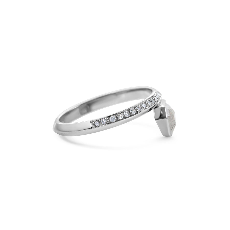The Pakhet Ring by East London jeweller Rachel Boston | Discover our collections of unique and timeless engagement rings, wedding rings, and modern fine jewellery. - Rachel Boston Jewellery