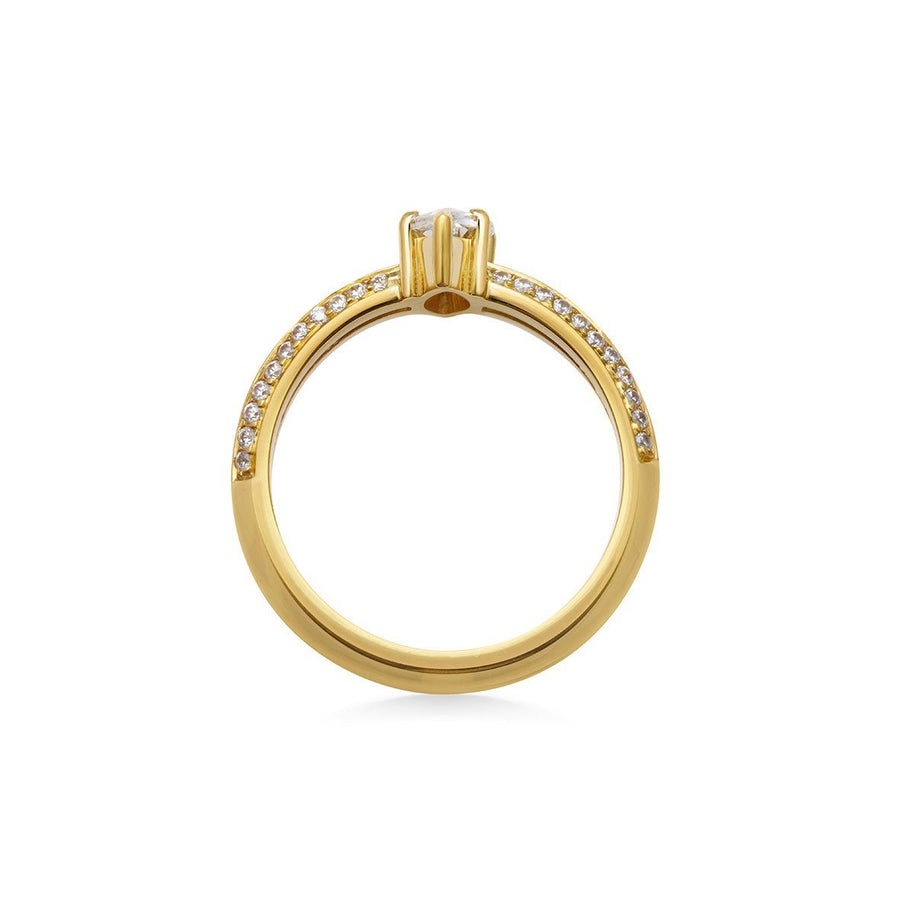 The Anaya Ring by East London jeweller Rachel Boston | Discover our collections of unique and timeless engagement rings, wedding rings, and modern fine jewellery. - Rachel Boston Jewellery