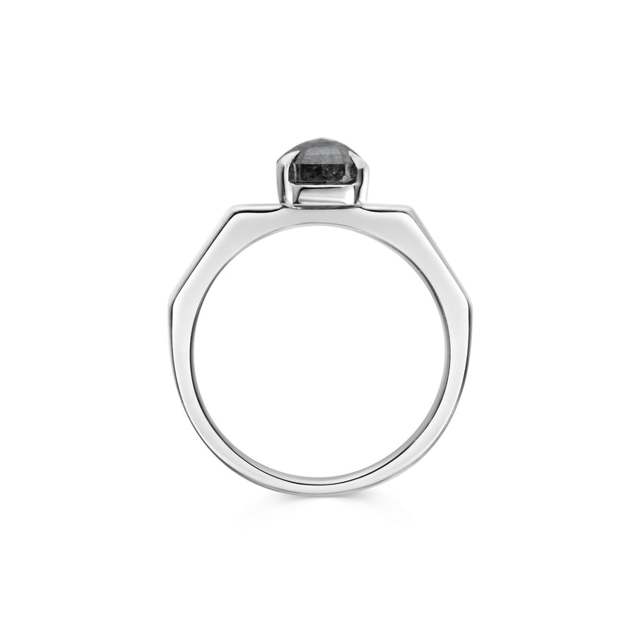 The X - Mimas Ring by East London jeweller Rachel Boston | Discover our collections of unique and timeless engagement rings, wedding rings, and modern fine jewellery. - Rachel Boston Jewellery