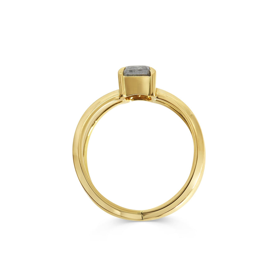 The X - Narvi Ring by East London jeweller Rachel Boston | Discover our collections of unique and timeless engagement rings, wedding rings, and modern fine jewellery. - Rachel Boston Jewellery