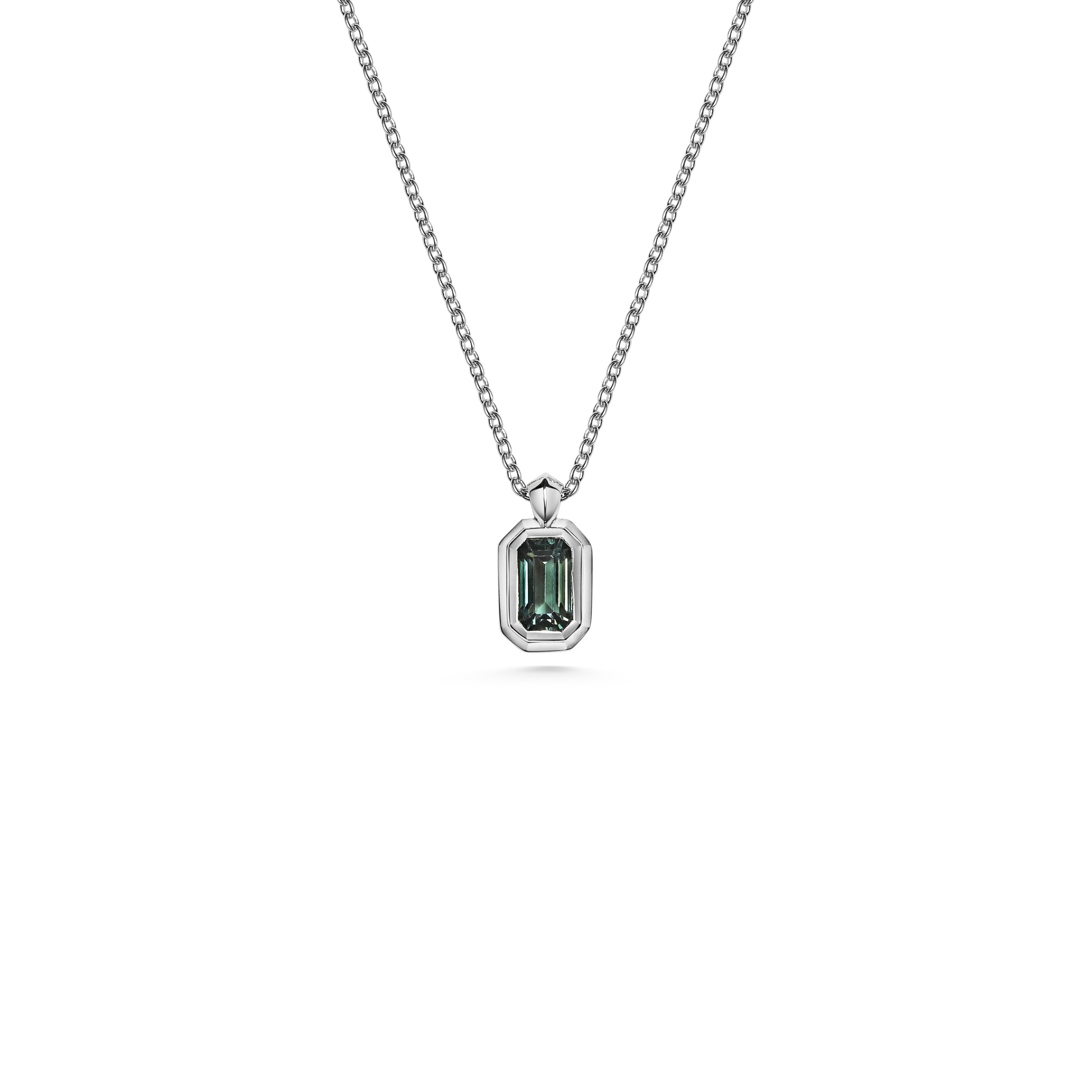 The X - O'Keeffe Necklace by East London jeweller Rachel Boston | Discover our collections of unique and timeless engagement rings, wedding rings, and modern fine jewellery.