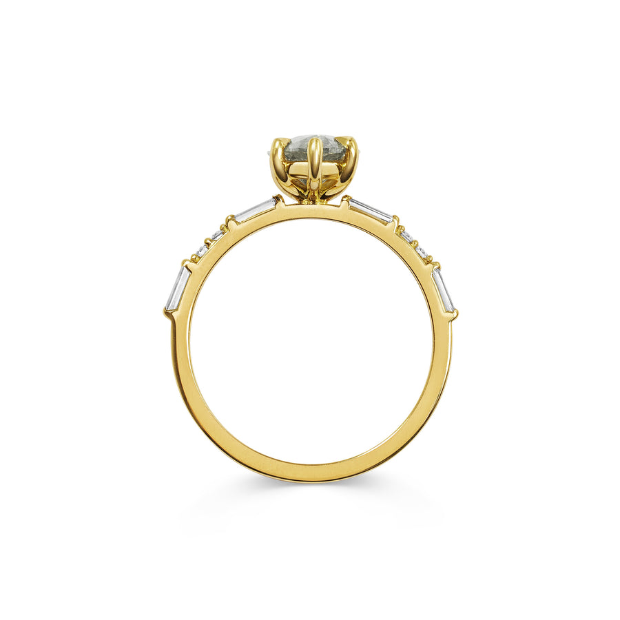 The X - Octans Ring by East London jeweller Rachel Boston | Discover our collections of unique and timeless engagement rings, wedding rings, and modern fine jewellery. - Rachel Boston Jewellery