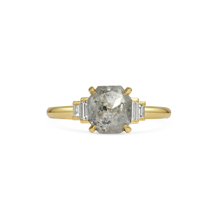 The X - Ophelia Ring by East London jeweller Rachel Boston | Discover our collections of unique and timeless engagement rings, wedding rings, and modern fine jewellery. - Rachel Boston Jewellery