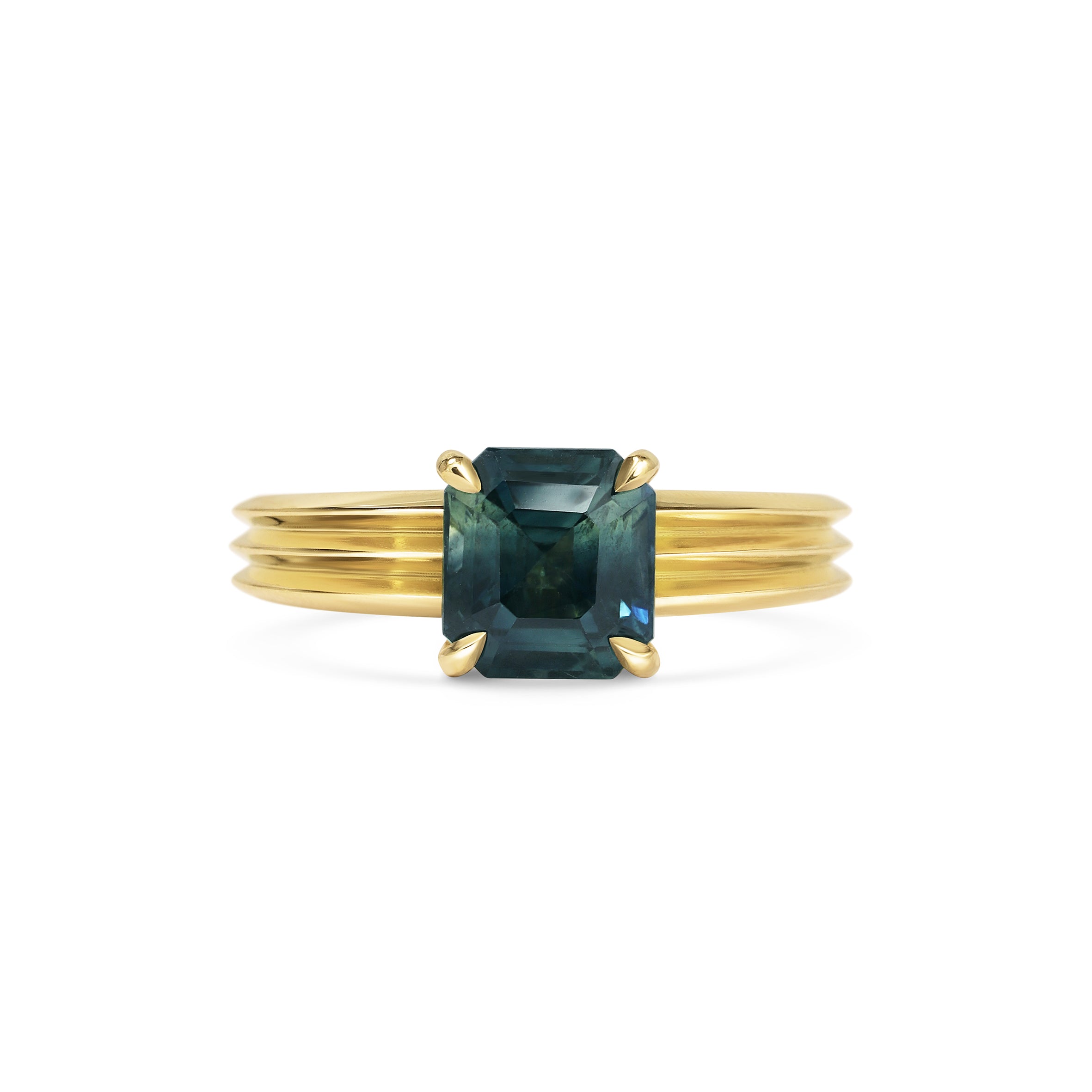 The X - Orinoco Ring by East London jeweller Rachel Boston | Discover our collections of unique and timeless engagement rings, wedding rings, and modern fine jewellery.