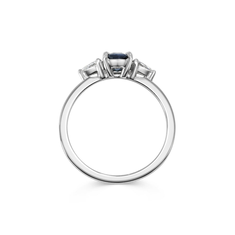 The X - Padamo Ring by East London jeweller Rachel Boston | Discover our collections of unique and timeless engagement rings, wedding rings, and modern fine jewellery. - Rachel Boston Jewellery