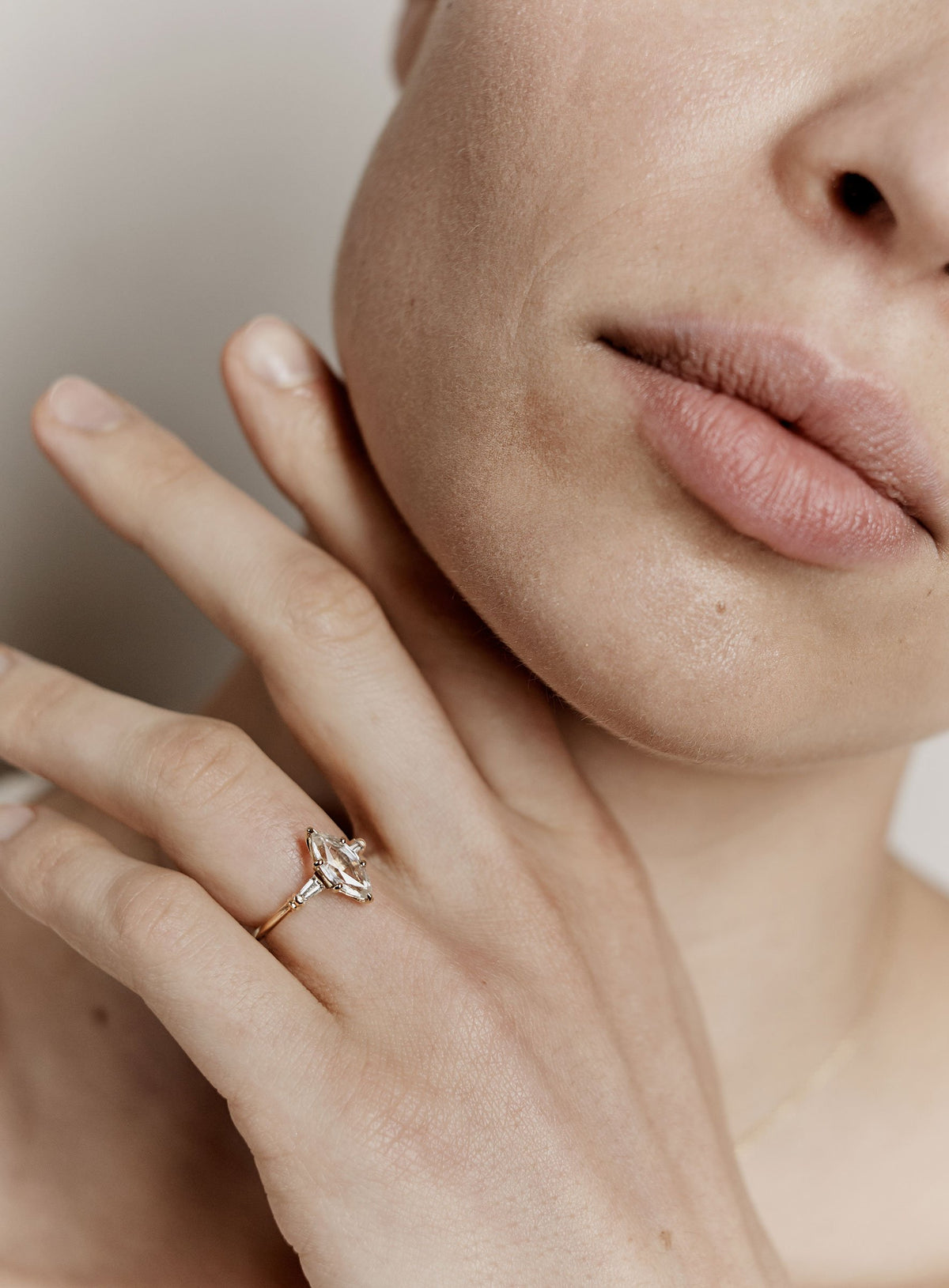 The X - Pao Ring by East London jeweller Rachel Boston | Discover our collections of unique and timeless engagement rings, wedding rings, and modern fine jewellery.