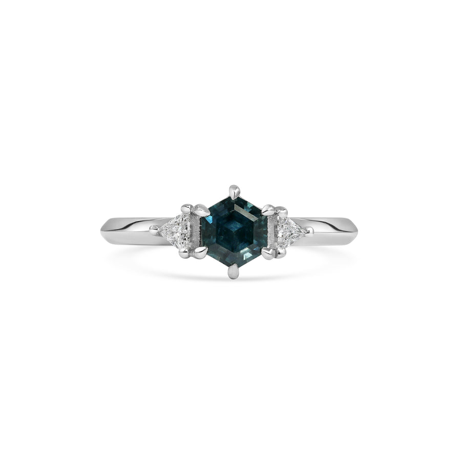 The X - Paragua Ring by East London jeweller Rachel Boston | Discover our collections of unique and timeless engagement rings, wedding rings, and modern fine jewellery. - Rachel Boston Jewellery