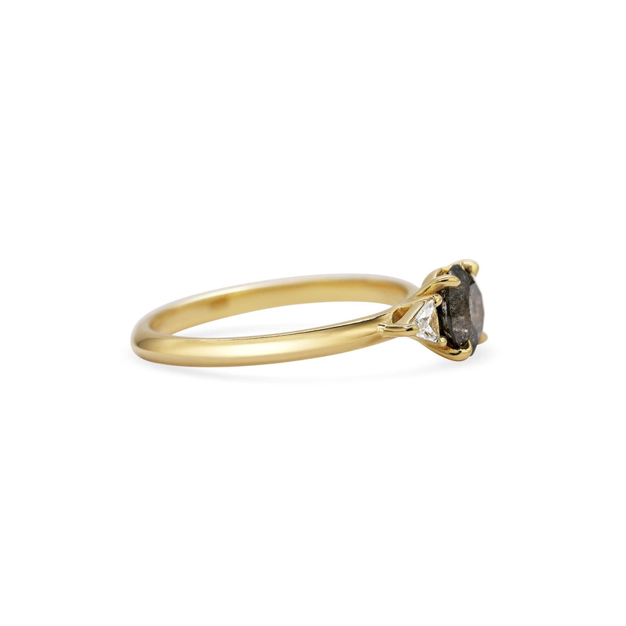 The X - Phobos Ring by East London jeweller Rachel Boston | Discover our collections of unique and timeless engagement rings, wedding rings, and modern fine jewellery. - Rachel Boston Jewellery