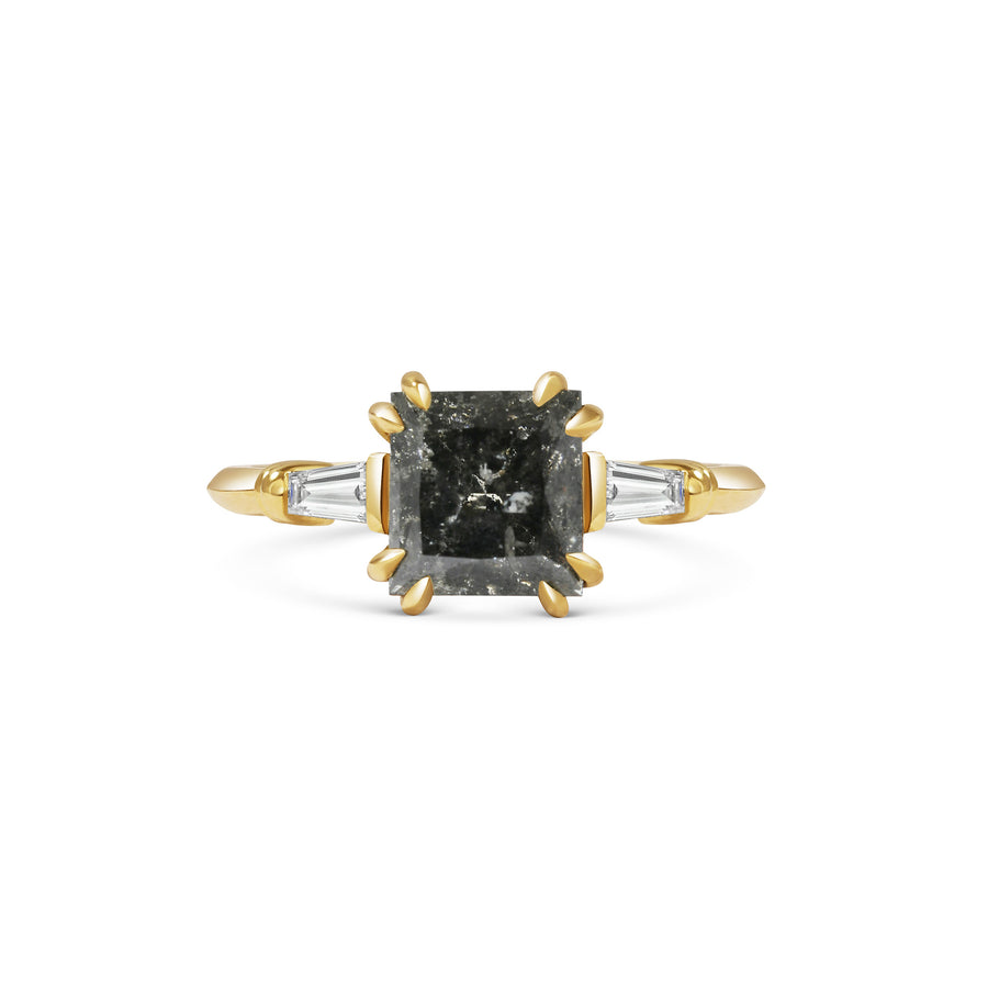 The X - Pyxis Ring by East London jeweller Rachel Boston | Discover our collections of unique and timeless engagement rings, wedding rings, and modern fine jewellery. - Rachel Boston Jewellery