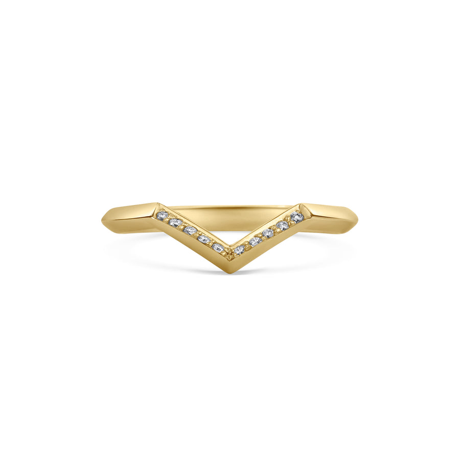 The Quadro Diamond Wedding Band by East London jeweller Rachel Boston | Discover our collections of unique and timeless engagement rings, wedding rings, and modern fine jewellery. - Rachel Boston Jewellery