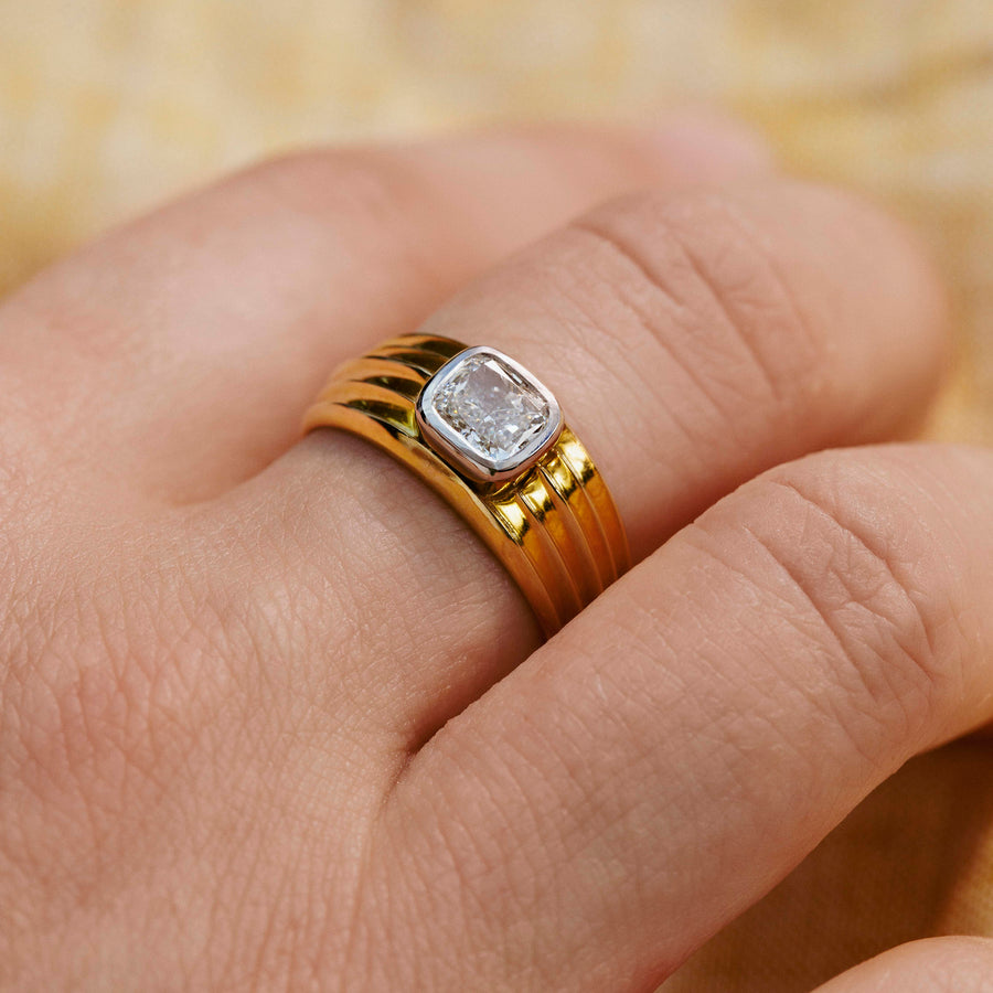 The Astarte Ring by East London jeweller Rachel Boston | Discover our collections of unique and timeless engagement rings, wedding rings, and modern fine jewellery. - Rachel Boston Jewellery