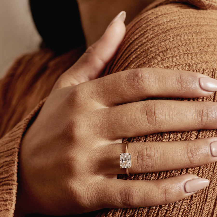 The Imogen Ring by East London jeweller Rachel Boston | Discover our collections of unique and timeless engagement rings, wedding rings, and modern fine jewellery. - Rachel Boston Jewellery