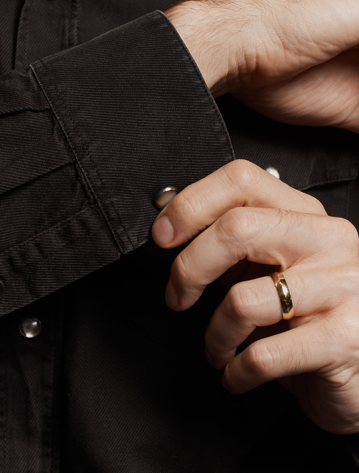 The Knife Edge Band - 5mm by East London jeweller Rachel Boston | Discover our collections of unique and timeless engagement rings, wedding rings, and modern fine jewellery.