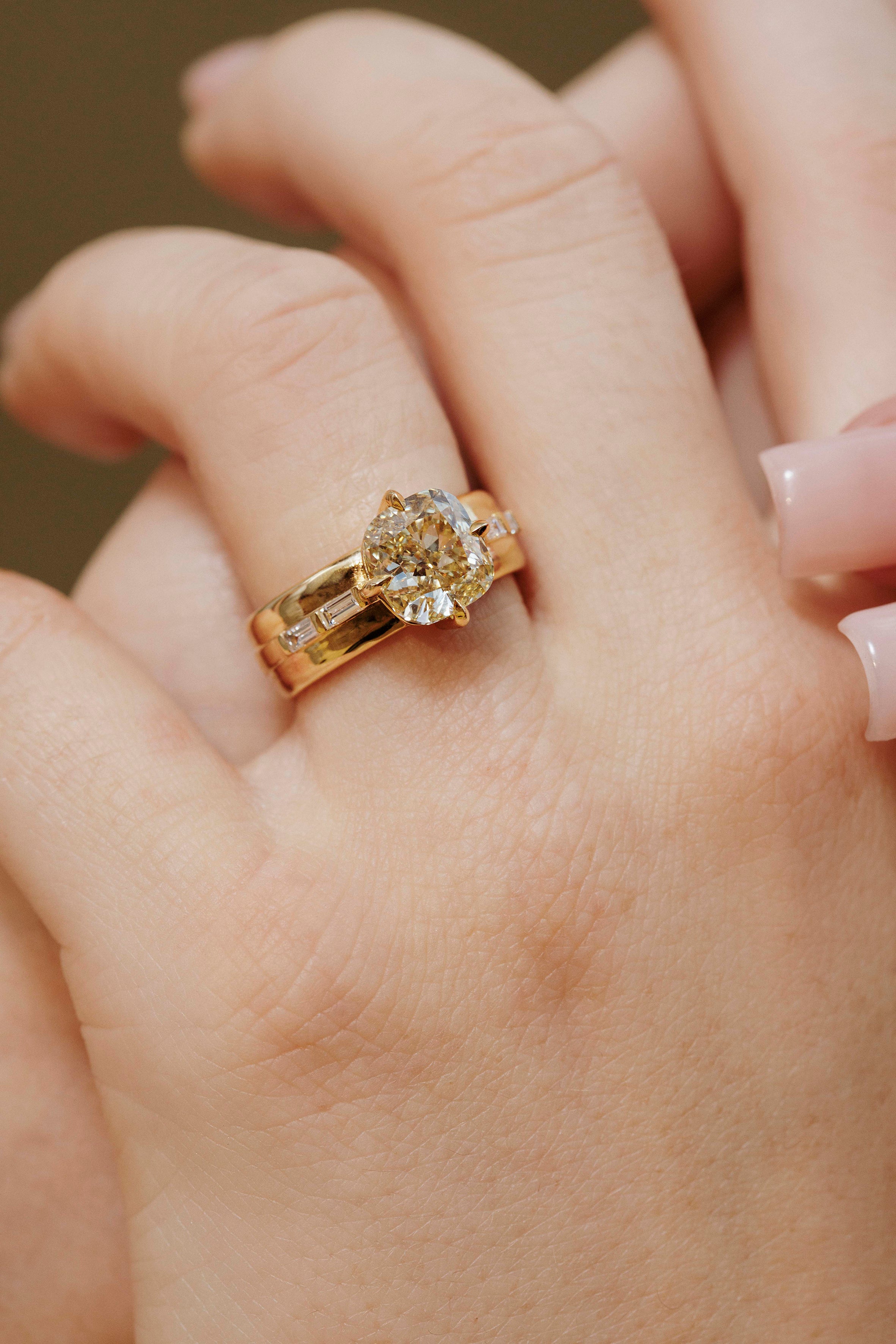 The Pothos Ring by East London jeweller Rachel Boston | Discover our collections of unique and timeless engagement rings, wedding rings, and modern fine jewellery.