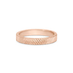 Engraved Diagonal Band - 3mm