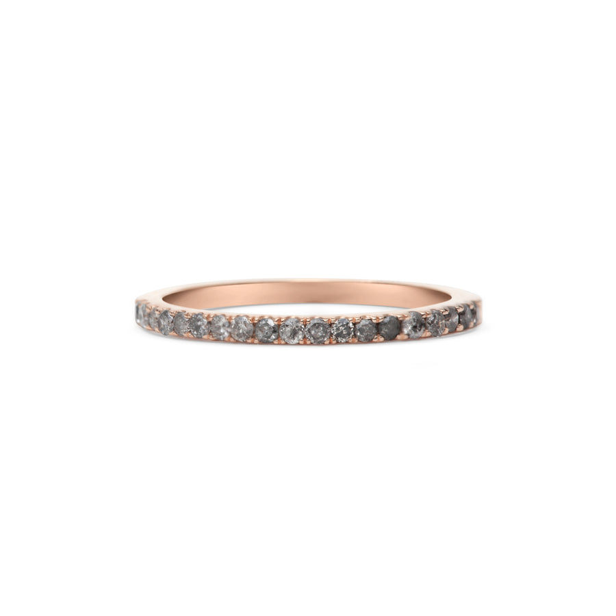 The Grey Diamond Circulum Band by East London jeweller Rachel Boston | Discover our collections of unique and timeless engagement rings, wedding rings, and modern fine jewellery. - Rachel Boston Jewellery