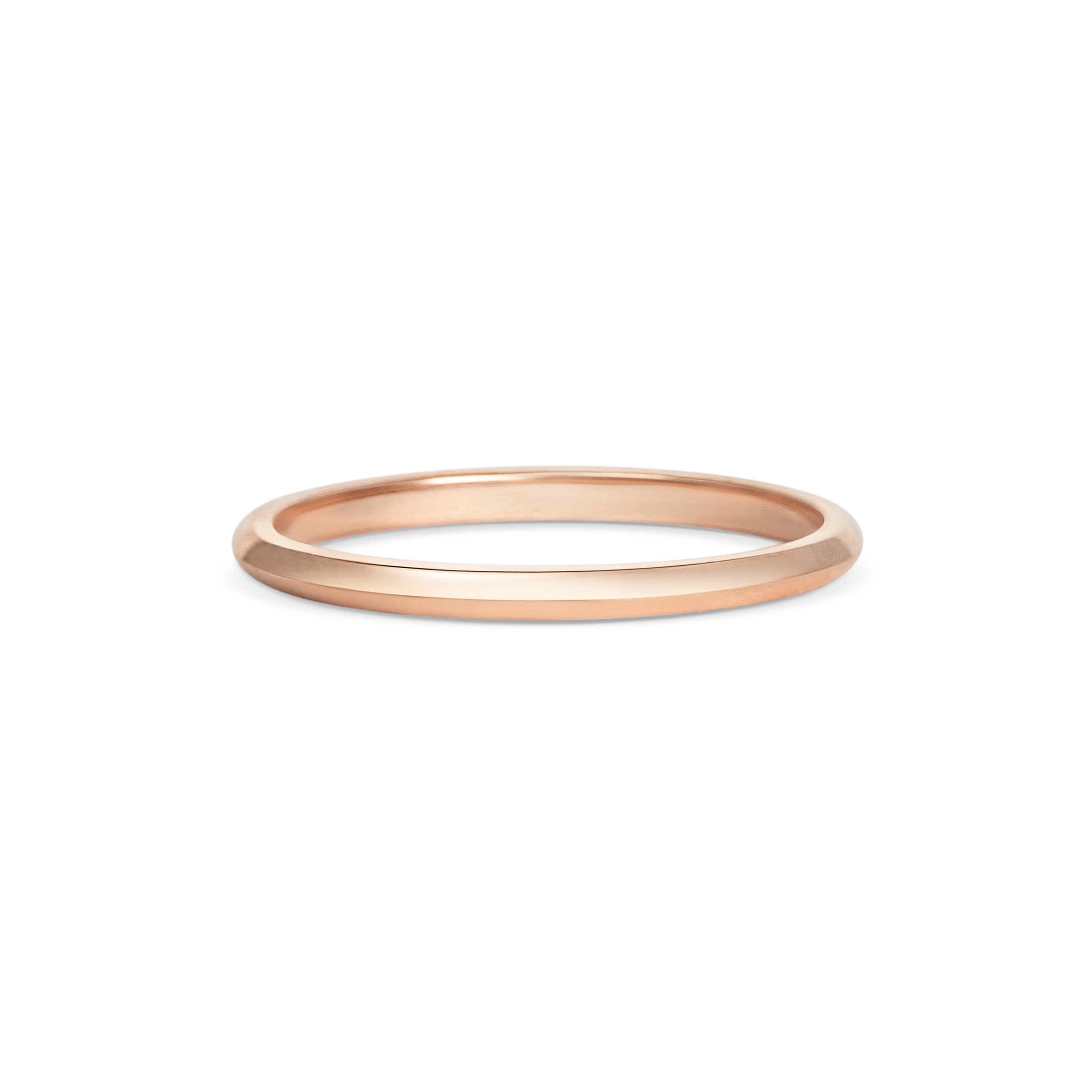 The Knife Edge Band - 1.5mm by East London jeweller Rachel Boston | Discover our collections of unique and timeless engagement rings, wedding rings, and modern fine jewellery.
