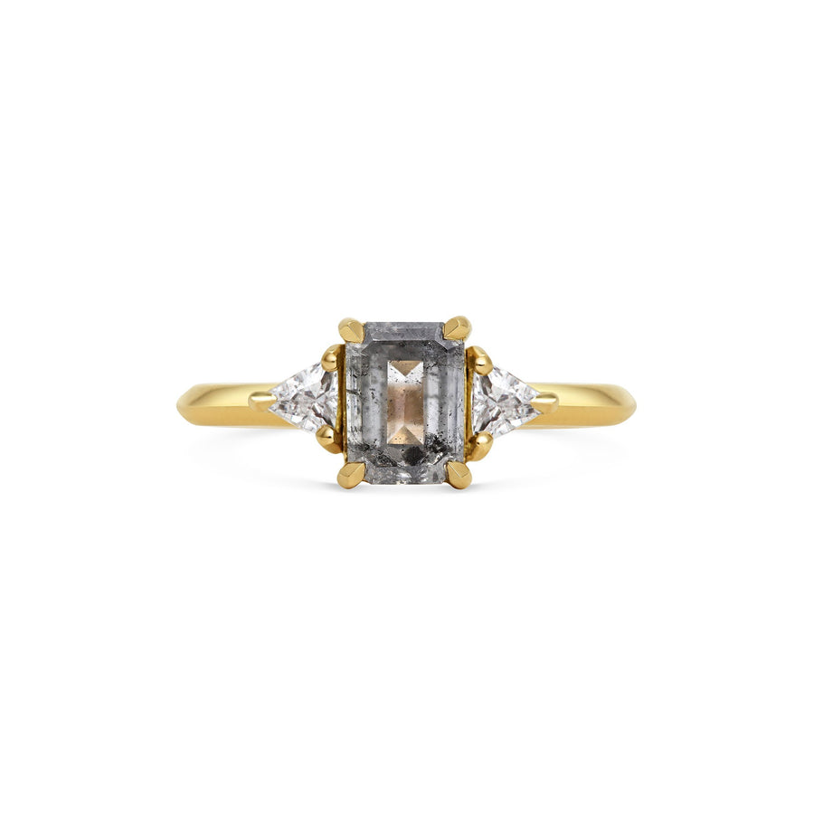 The X - Hati Ring by East London jeweller Rachel Boston | Discover our collections of unique and timeless engagement rings, wedding rings, and modern fine jewellery. - Rachel Boston Jewellery