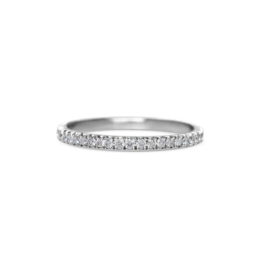 The Diamond Circulum Band - 1.5mm by East London jeweller Rachel Boston | Discover our collections of unique and timeless engagement rings, wedding rings, and modern fine jewellery. - Rachel Boston Jewellery