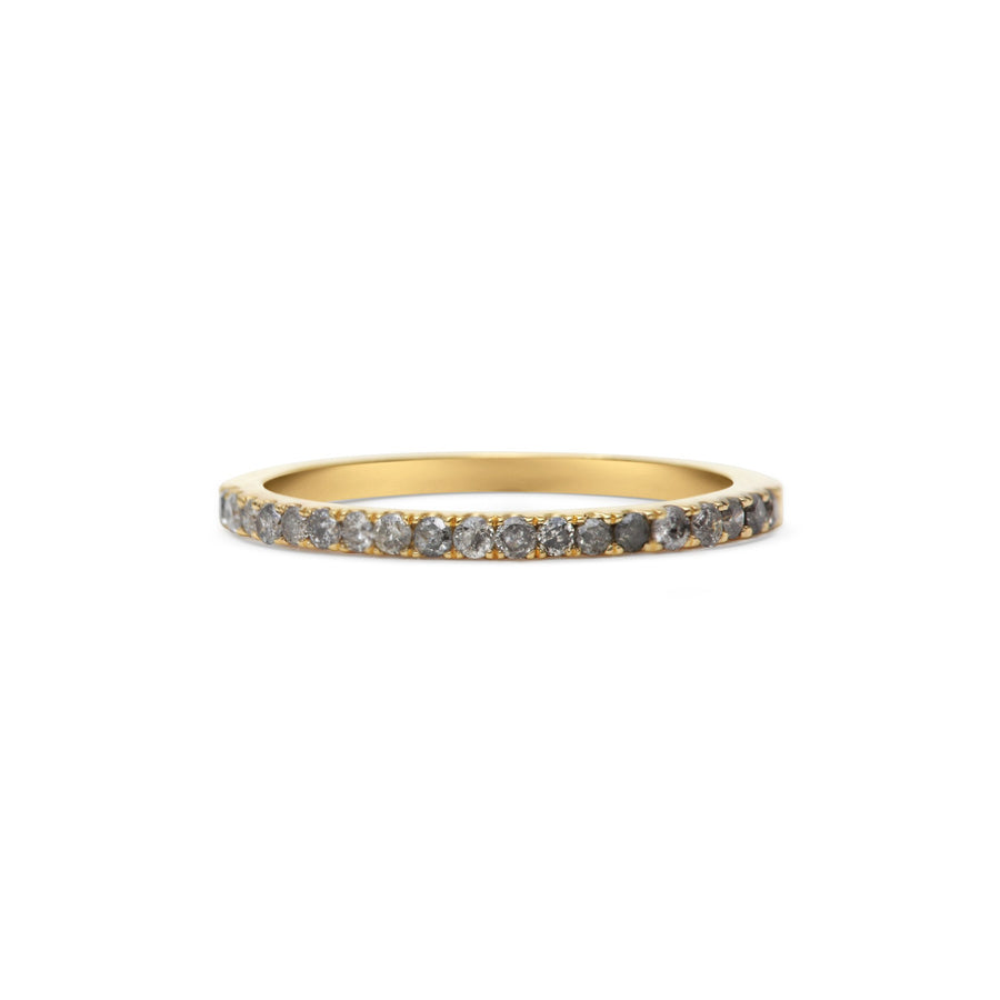 The Grey Diamond Circulum Band by East London jeweller Rachel Boston | Discover our collections of unique and timeless engagement rings, wedding rings, and modern fine jewellery. - Rachel Boston Jewellery