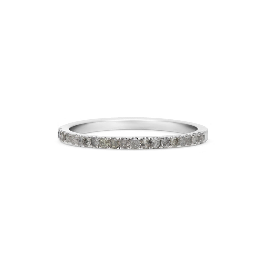 The Grey Diamond Circulum Band by East London jeweller Rachel Boston | Discover our collections of unique and timeless engagement rings, wedding rings, and modern fine jewellery. - Rachel Boston Jewellery