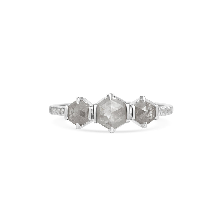 The X - Poseidon Ring by East London jeweller Rachel Boston | Discover our collections of unique and timeless engagement rings, wedding rings, and modern fine jewellery. - Rachel Boston Jewellery