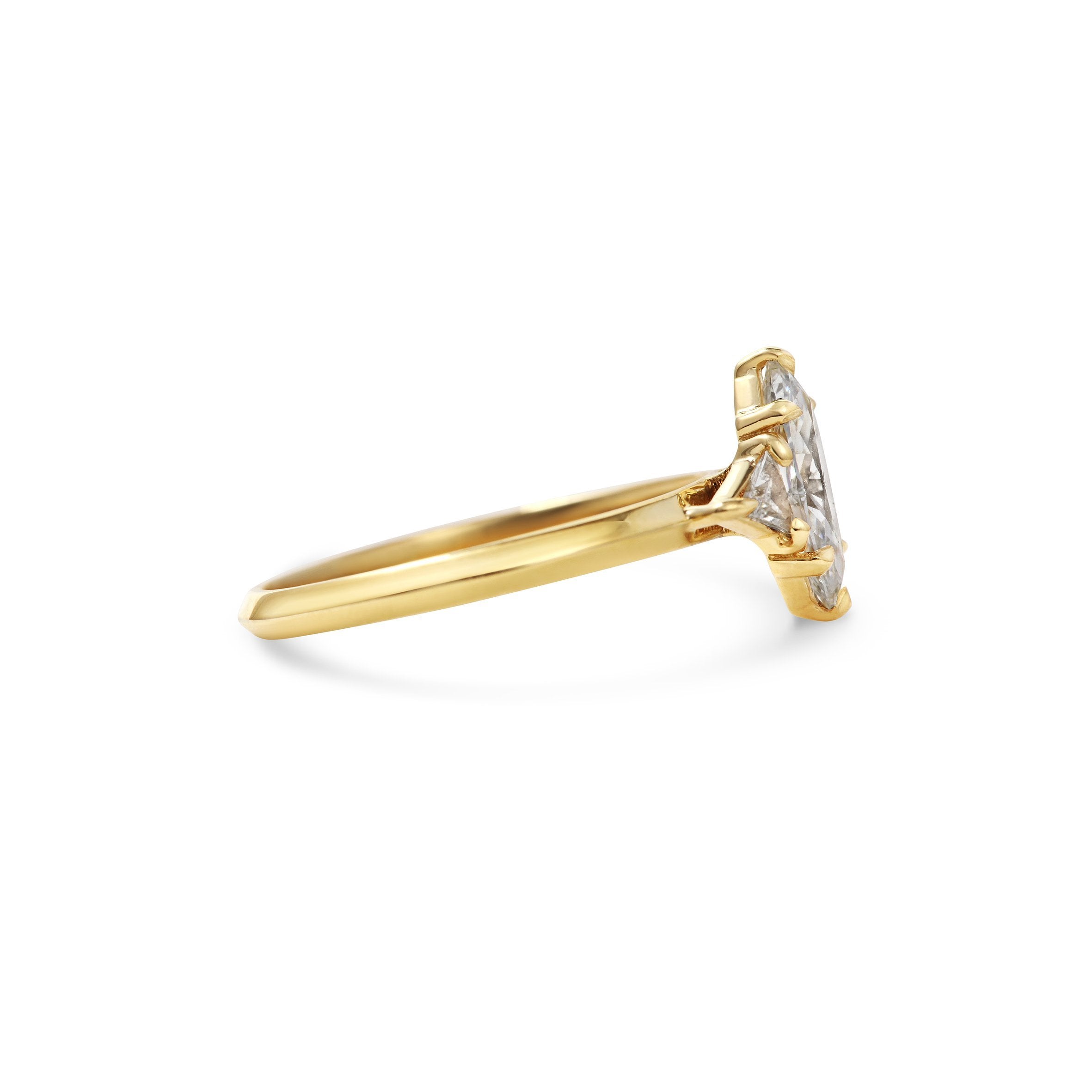 The Joan Ring by East London jeweller Rachel Boston | Discover our collections of unique and timeless engagement rings, wedding rings, and modern fine jewellery.