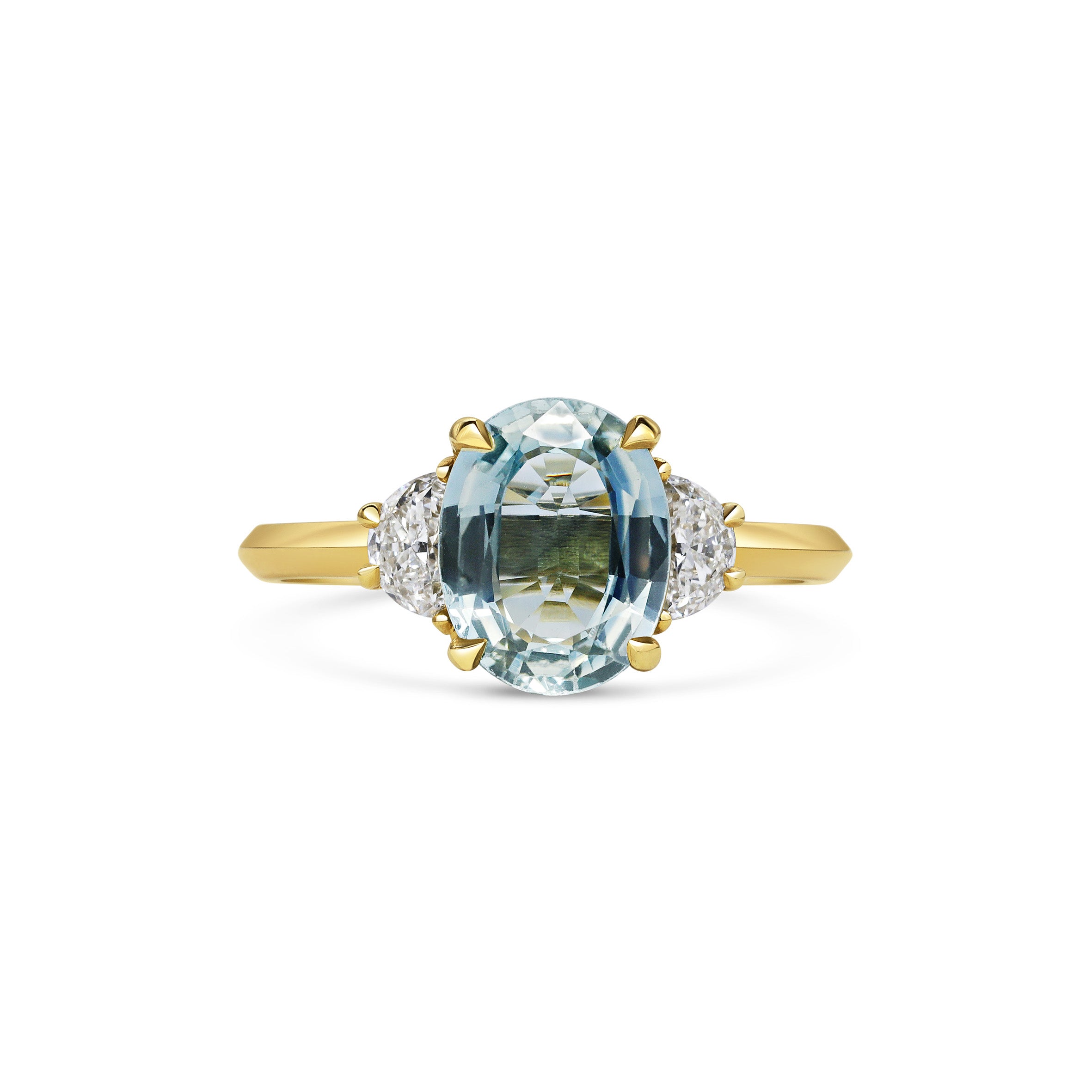 The X - Sarare Ring by East London jeweller Rachel Boston | Discover our collections of unique and timeless engagement rings, wedding rings, and modern fine jewellery.