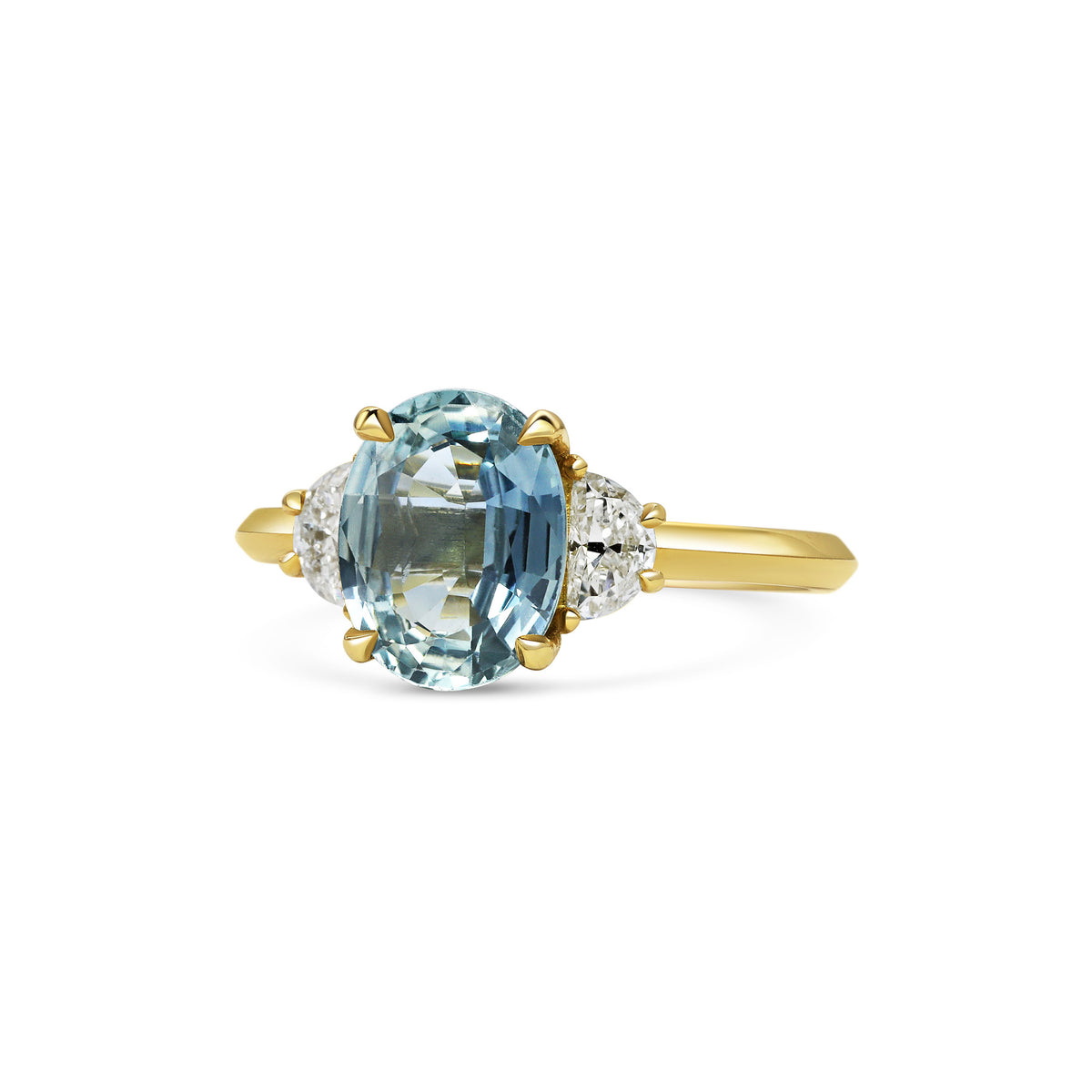 The X - Sarare Ring by East London jeweller Rachel Boston | Discover our collections of unique and timeless engagement rings, wedding rings, and modern fine jewellery.