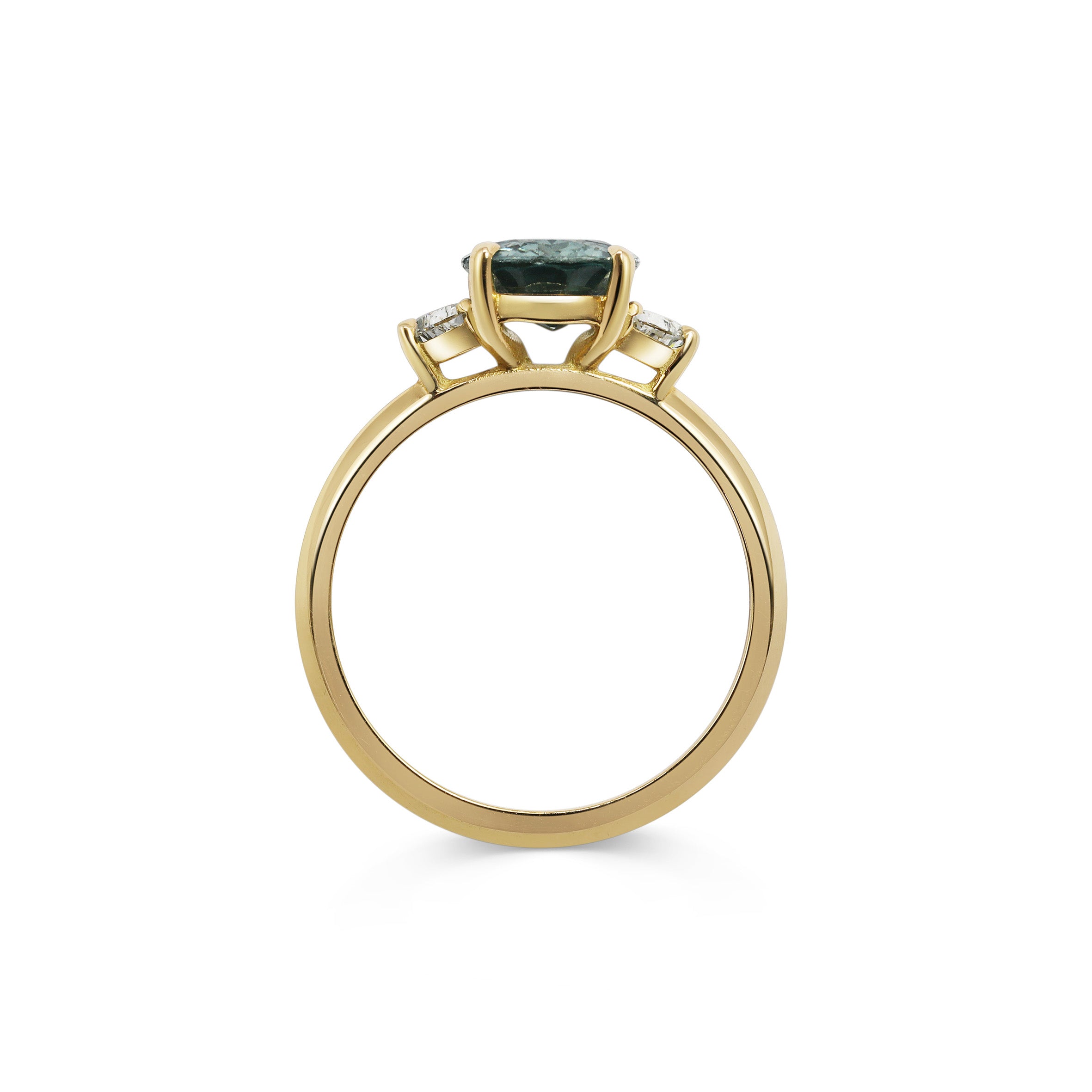 The X - Sarare Ring by East London jeweller Rachel Boston | Discover our collections of unique and timeless engagement rings, wedding rings, and modern fine jewellery.