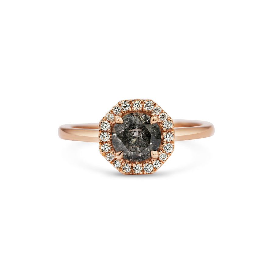 The X - Saturn Ring by East London jeweller Rachel Boston | Discover our collections of unique and timeless engagement rings, wedding rings, and modern fine jewellery. - Rachel Boston Jewellery