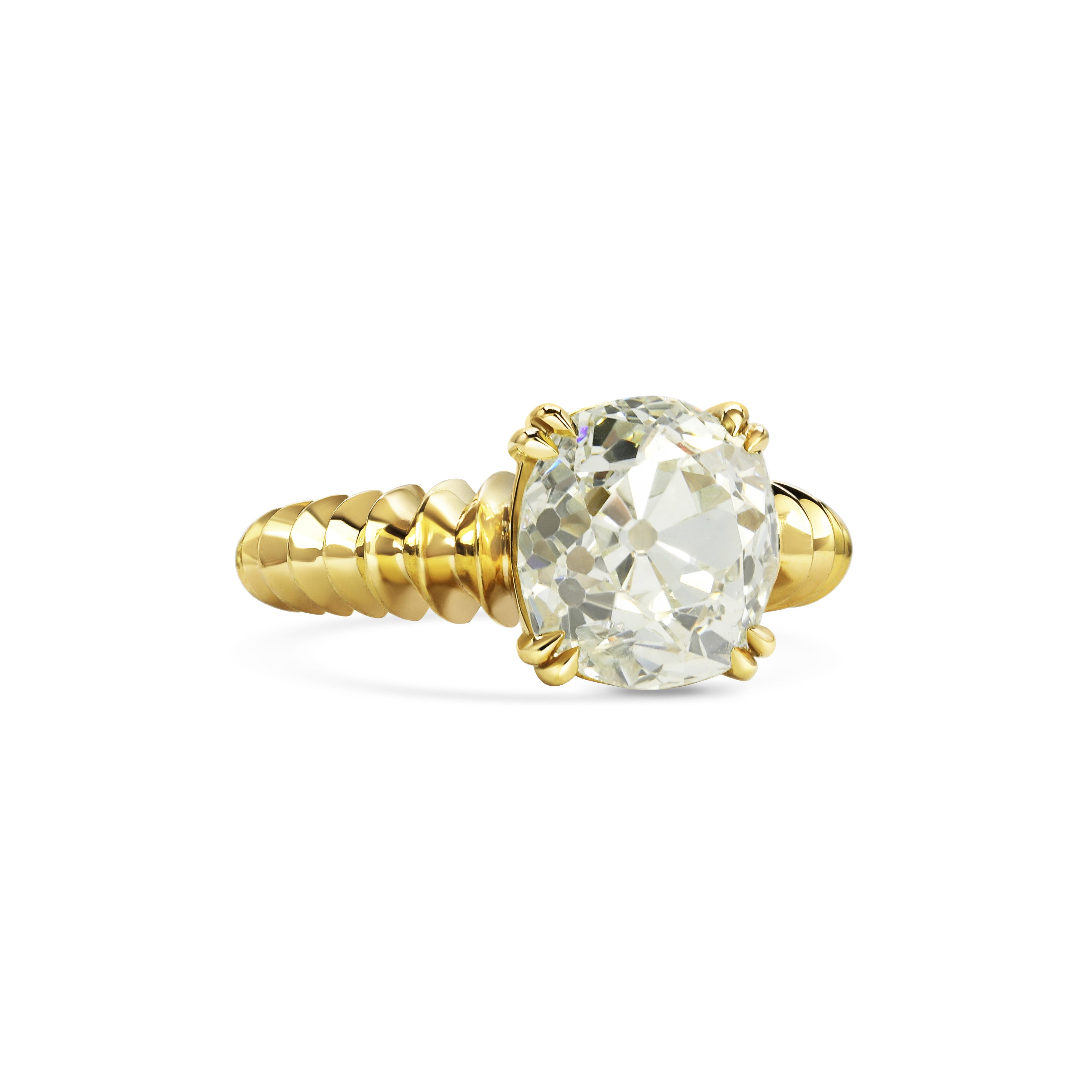 The X - Suadela Ring by East London jeweller Rachel Boston | Discover our collections of unique and timeless engagement rings, wedding rings, and modern fine jewellery.