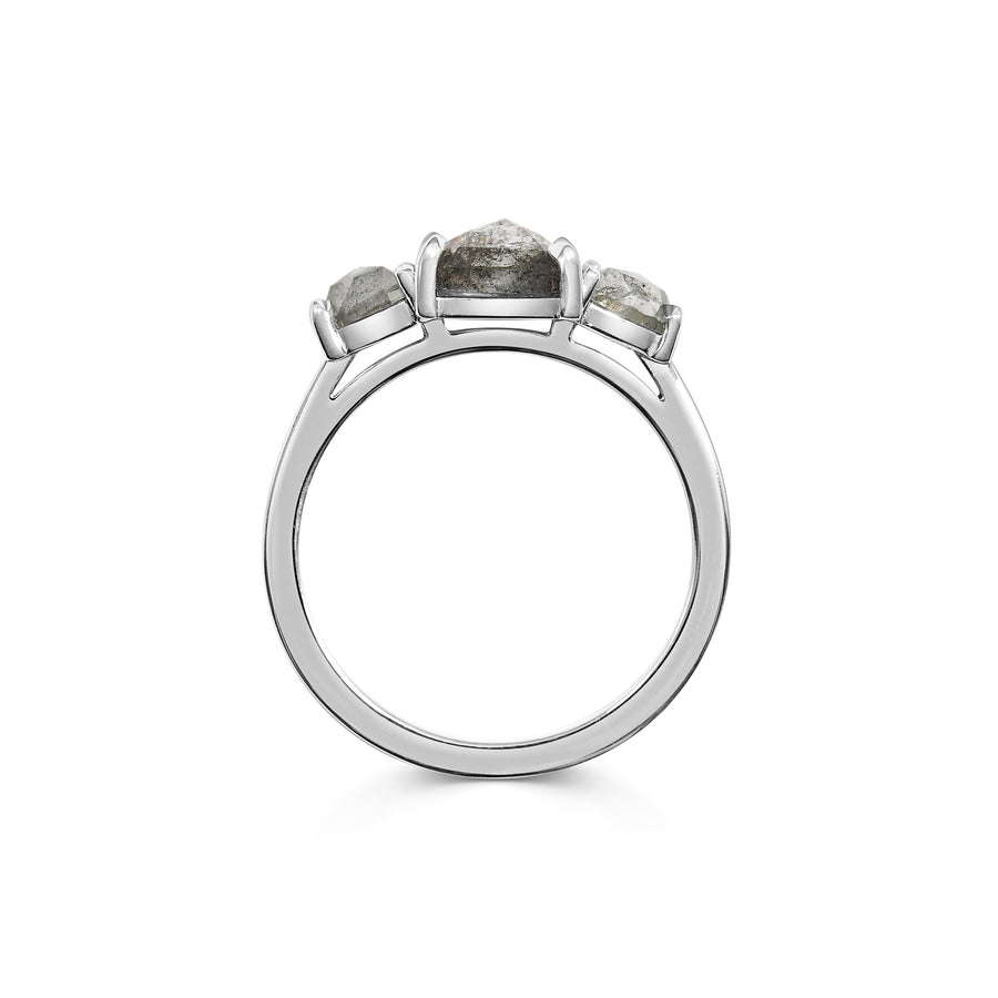 The X - Umbriel Ring by East London jeweller Rachel Boston | Discover our collections of unique and timeless engagement rings, wedding rings, and modern fine jewellery. - Rachel Boston Jewellery