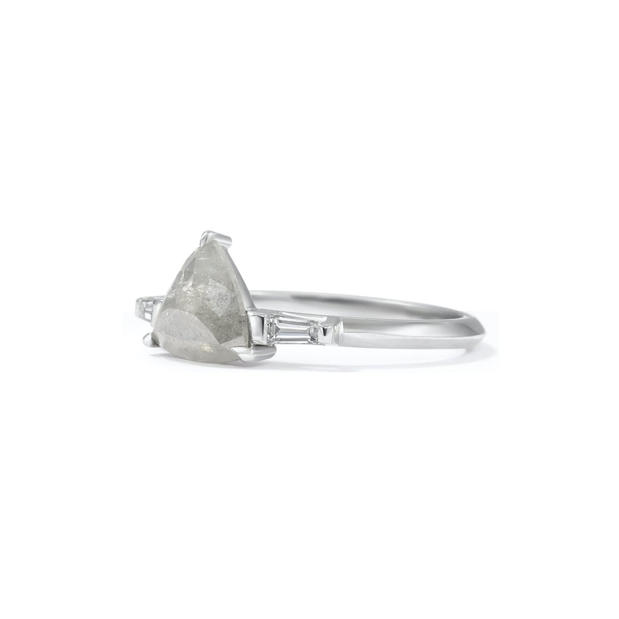 The X - Valetudo Ring by East London jeweller Rachel Boston | Discover our collections of unique and timeless engagement rings, wedding rings, and modern fine jewellery. - Rachel Boston Jewellery