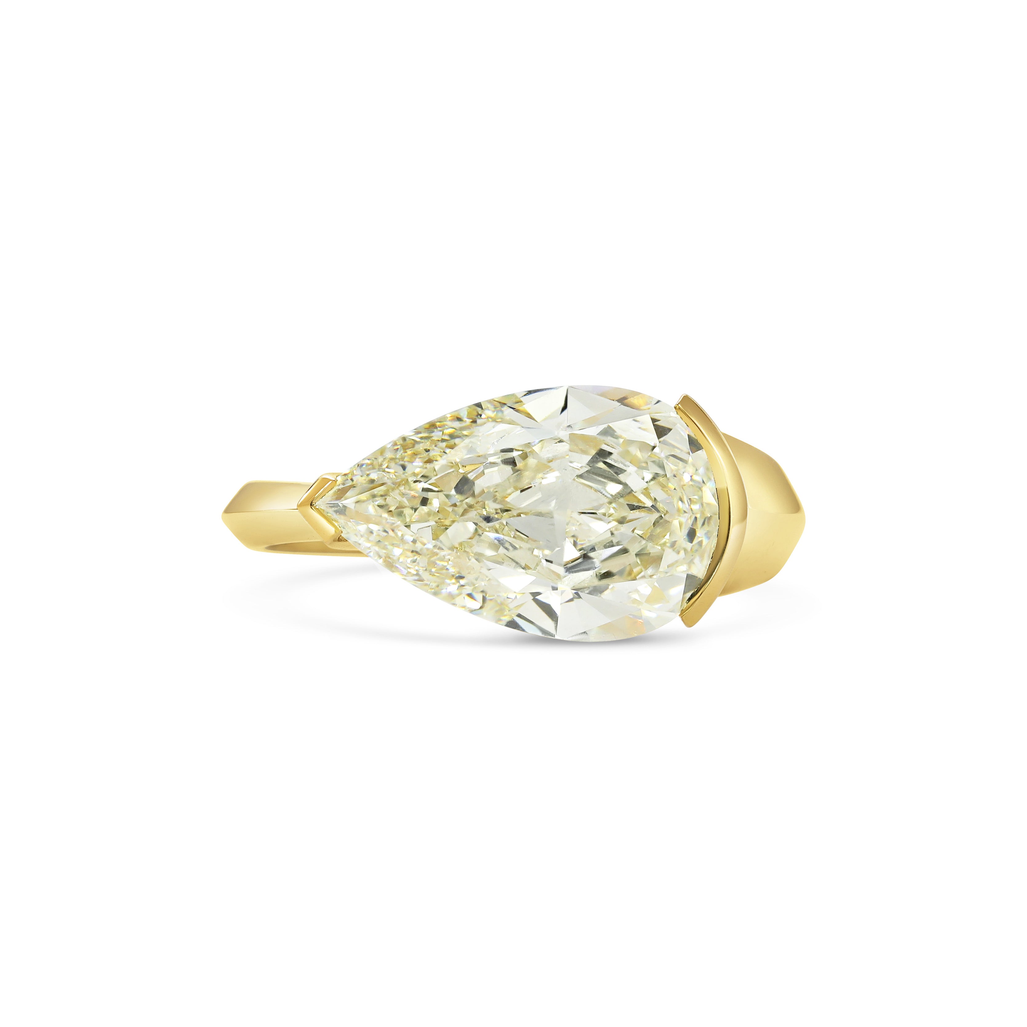 The X - Voluptas Ring by East London jeweller Rachel Boston | Discover our collections of unique and timeless engagement rings, wedding rings, and modern fine jewellery.