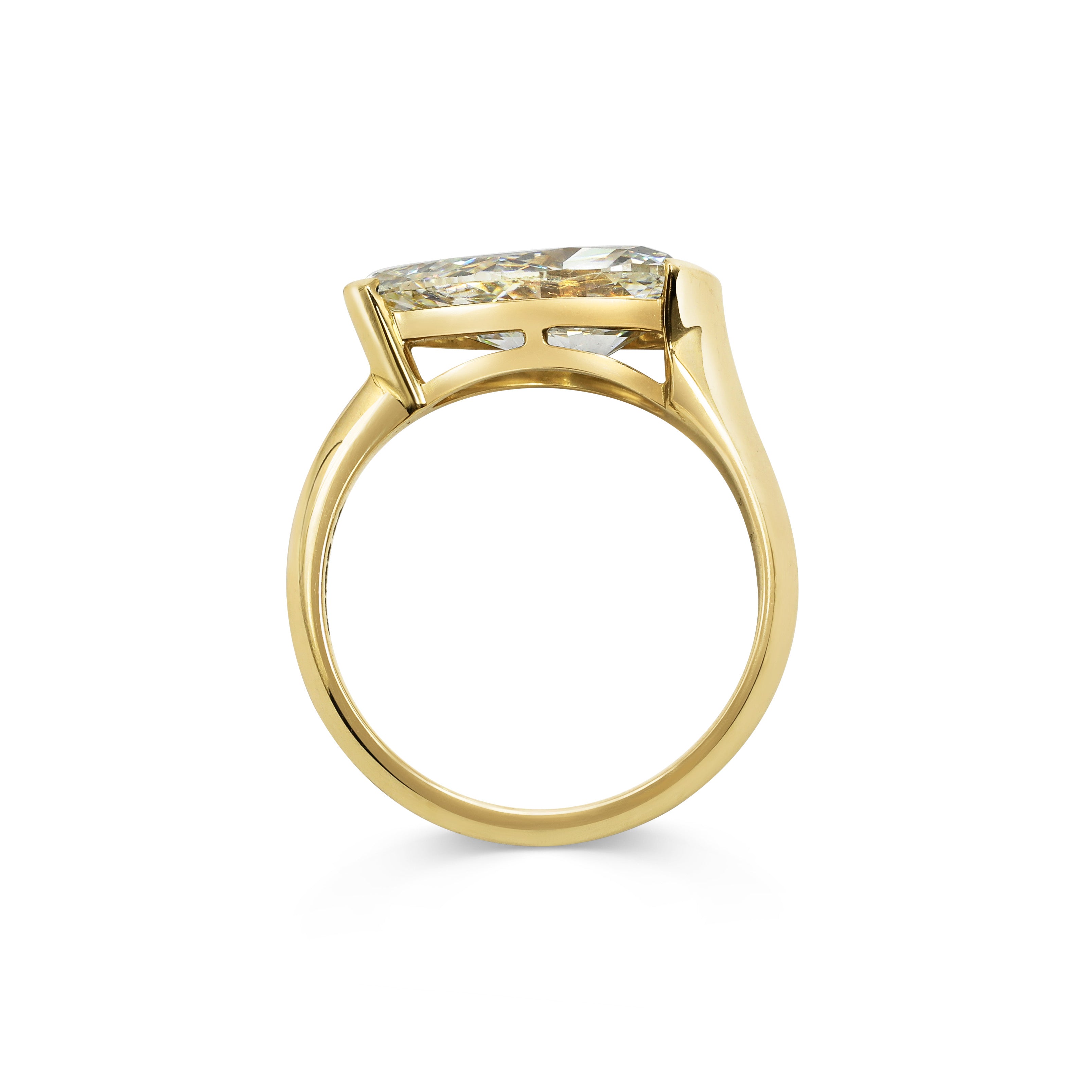 The X - Voluptas Ring by East London jeweller Rachel Boston | Discover our collections of unique and timeless engagement rings, wedding rings, and modern fine jewellery.