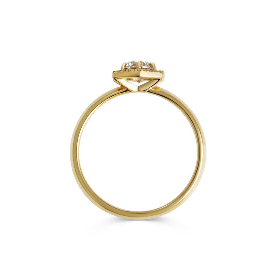 The Juno Diamond Ring by East London jeweller Rachel Boston | Discover our collections of unique and timeless engagement rings, wedding rings, and modern fine jewellery. - Rachel Boston Jewellery