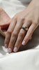 The Astarte Ring by East London jeweller Rachel Boston | Discover our collections of unique and timeless engagement rings, wedding rings, and modern fine jewellery.