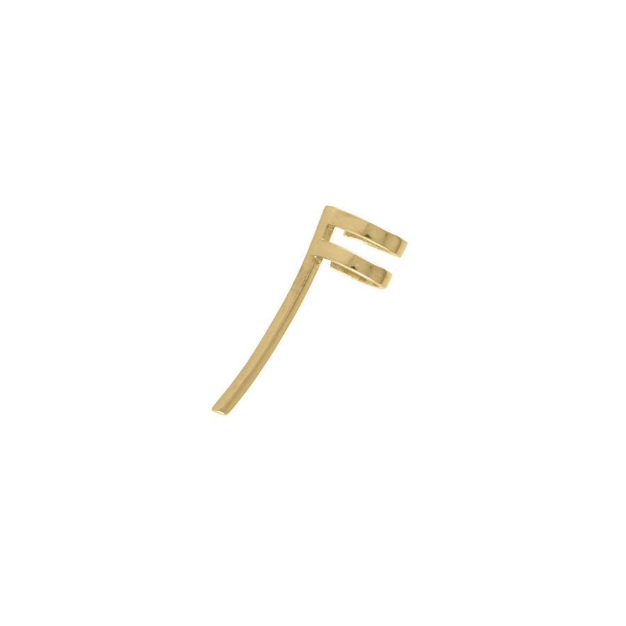 The Ansuz Ear Cuff by East London jeweller Rachel Boston | Discover our collections of unique and timeless engagement rings, wedding rings, and modern fine jewellery. - Rachel Boston Jewellery
