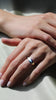 The X - Hedone Ring by East London jeweller Rachel Boston | Discover our collections of unique and timeless engagement rings, wedding rings, and modern fine jewellery.