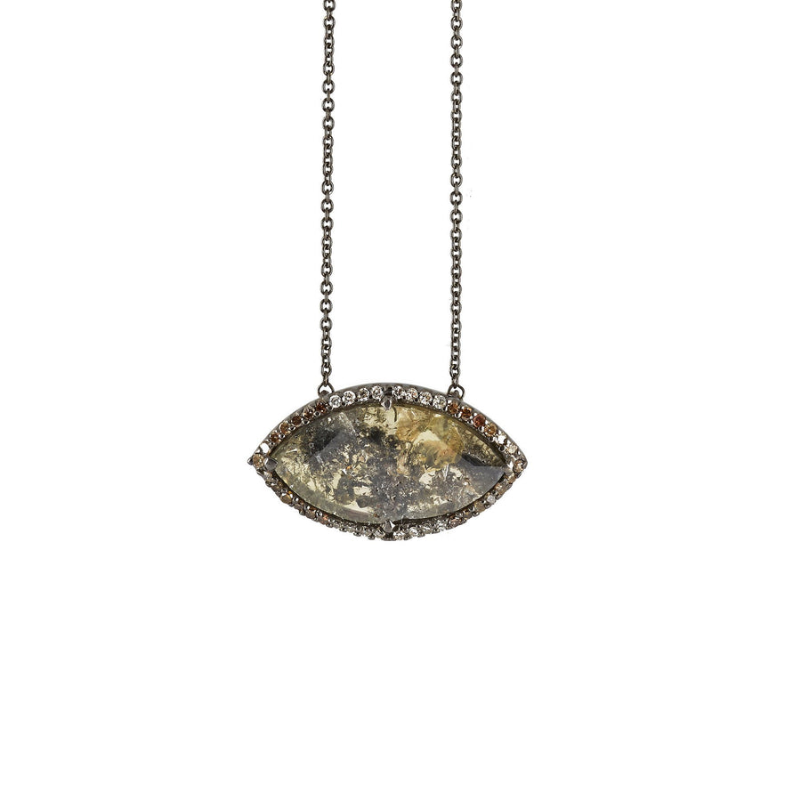 The X - Nimbus Necklace by East London jeweller Rachel Boston | Discover our collections of unique and timeless engagement rings, wedding rings, and modern fine jewellery. - Rachel Boston Jewellery