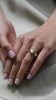 The Pothos Ring by East London jeweller Rachel Boston | Discover our collections of unique and timeless engagement rings, wedding rings, and modern fine jewellery.