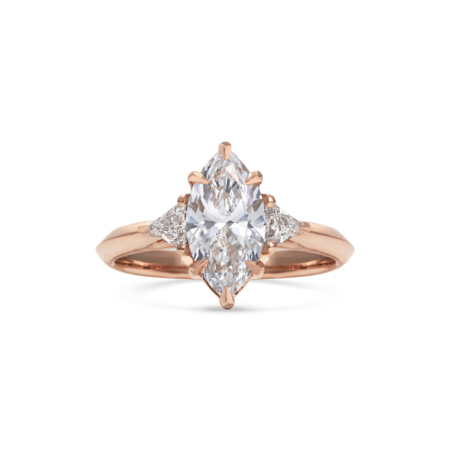 The Joan Ring by East London jeweller Rachel Boston | Discover our collections of unique and timeless engagement rings, wedding rings, and modern fine jewellery. - Rachel Boston Jewellery