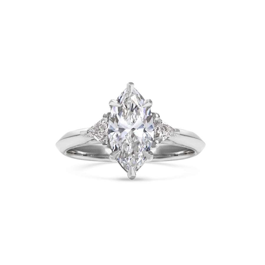 The Joan Ring by East London jeweller Rachel Boston | Discover our collections of unique and timeless engagement rings, wedding rings, and modern fine jewellery. - Rachel Boston Jewellery