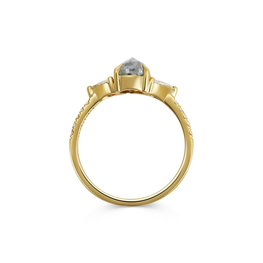 The X - Leo Ring by East London jeweller Rachel Boston | Discover our collections of unique and timeless engagement rings, wedding rings, and modern fine jewellery. - Rachel Boston Jewellery