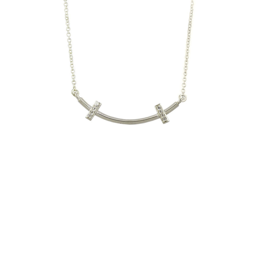 The Naudiz Necklace by East London jeweller Rachel Boston | Discover our collections of unique and timeless engagement rings, wedding rings, and modern fine jewellery. - Rachel Boston Jewellery