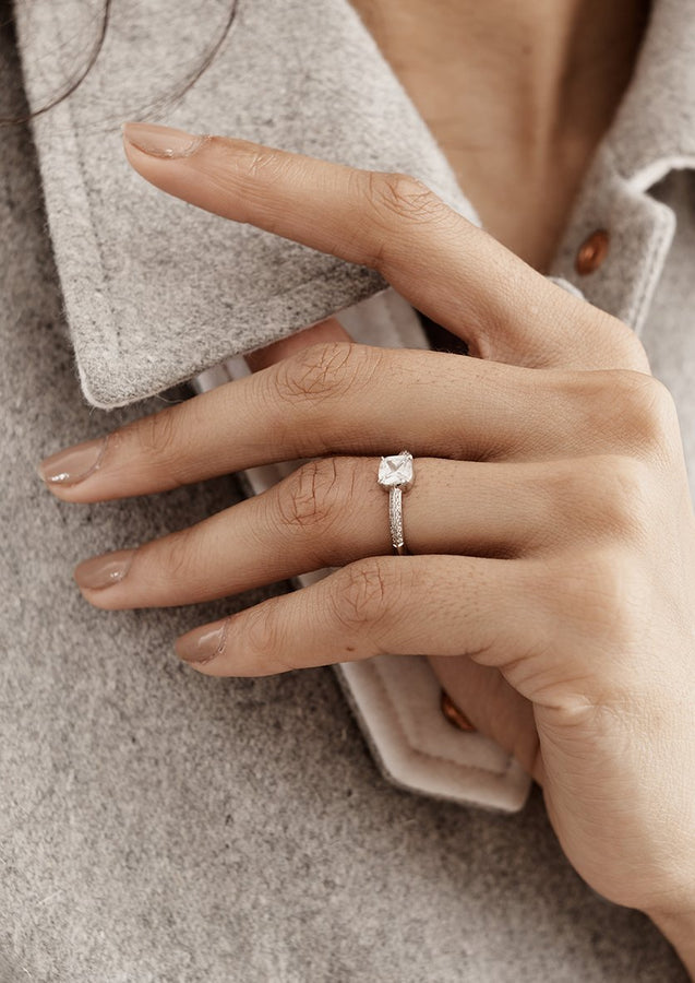 The Delphinus Ring by East London jeweller Rachel Boston | Discover our collections of unique and timeless engagement rings, wedding rings, and modern fine jewellery. - Rachel Boston Jewellery