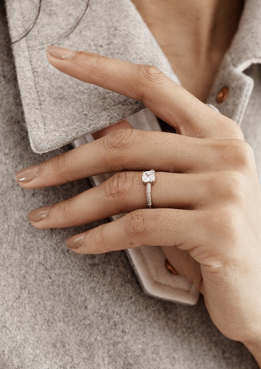 The Delphinus Ring by East London jeweller Rachel Boston | Discover our collections of unique and timeless engagement rings, wedding rings, and modern fine jewellery.